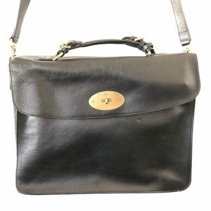 Mulberry Black Leather with strap- UNUSED